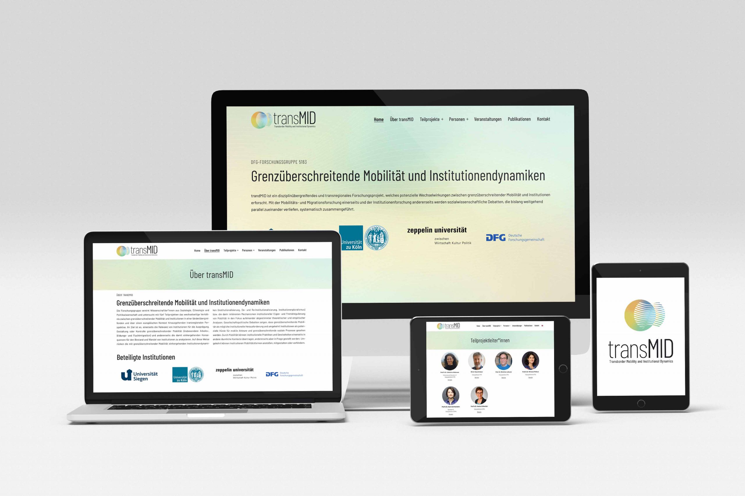 transMID Corporate Design Website