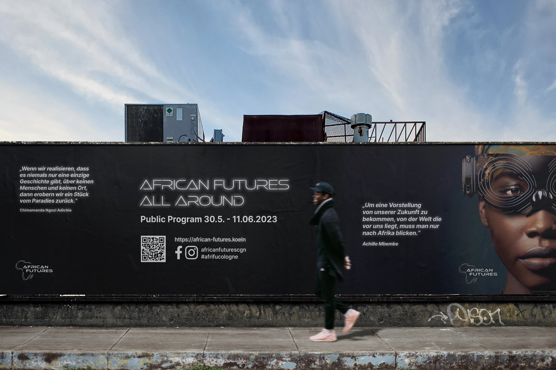 Billboard Wandplakat African Futures Weckdesign